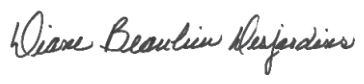 Signature de Diane Beaulieu Desjardins